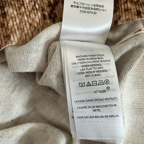 NWT Black Label LRL Snake Print Cotton Blend Tank - Picture 10 of 11